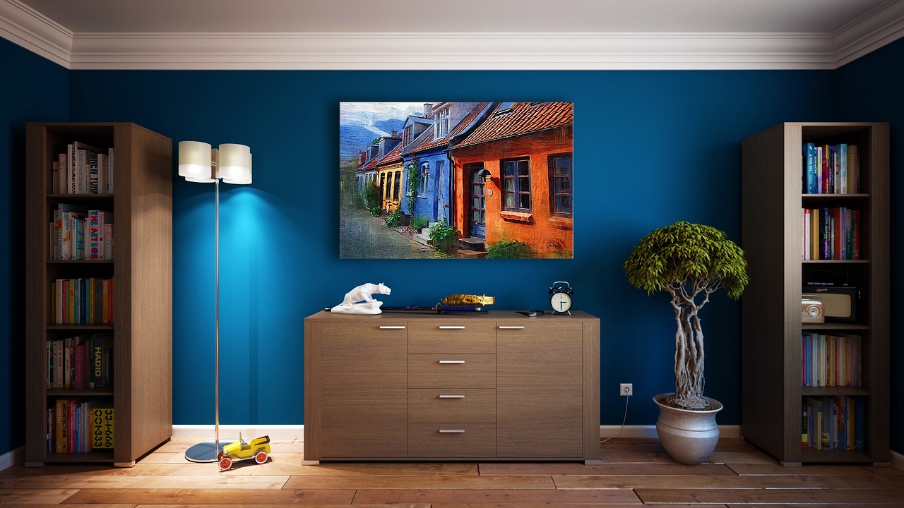 Groene plantenmuur creëert natuurgevoel in werkkamer. Groene plantenmuur creëert natuurgevoel in werkkamer.